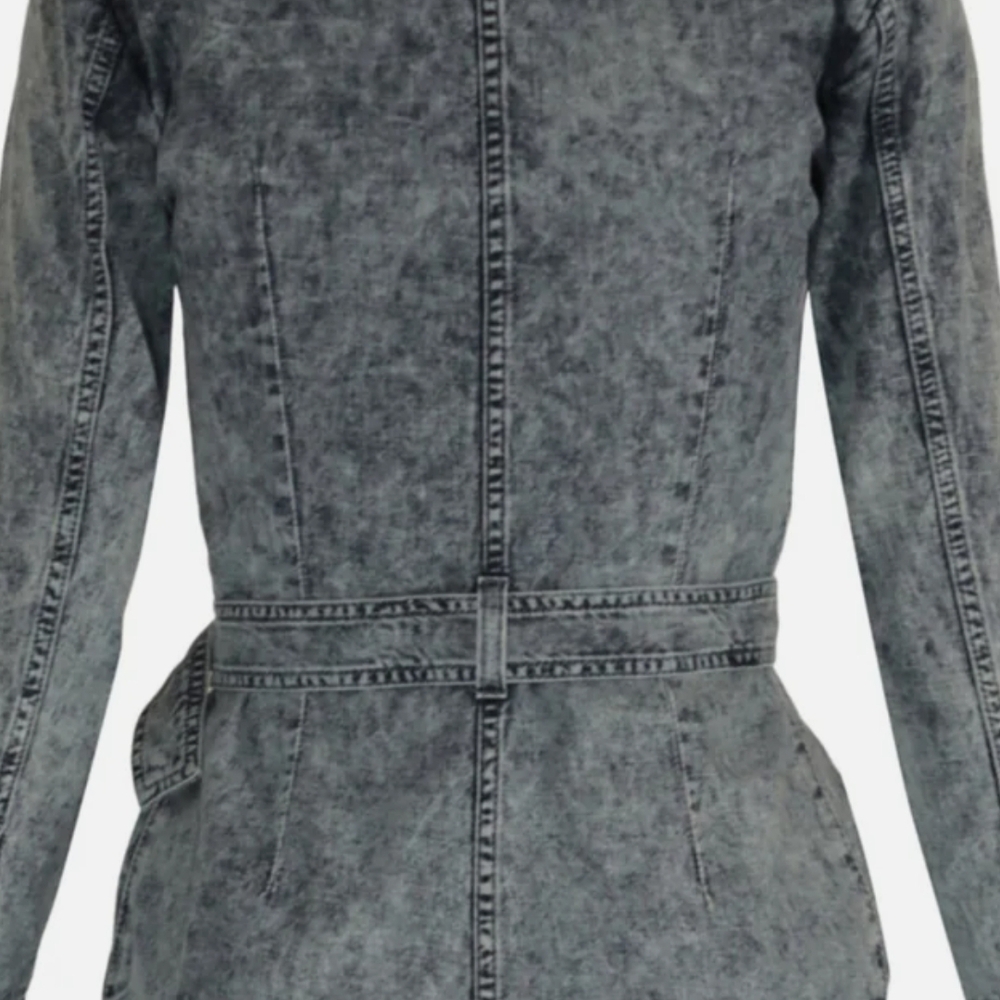 Stella McCartney Quiet Luxury Dark Blue Denim Short Overalls Retails $1,150.00 - Picture 2 of 2